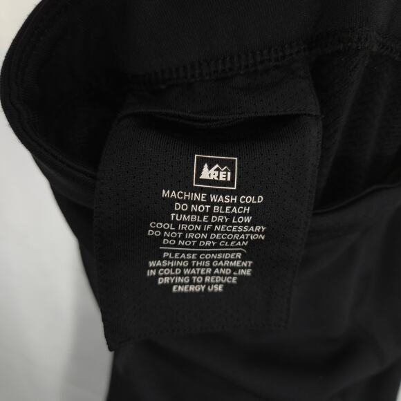 REI Tights Mens Small Black Winterflyte Breathable Moisture Wicking UPF Stretch - Picture 14 of 15